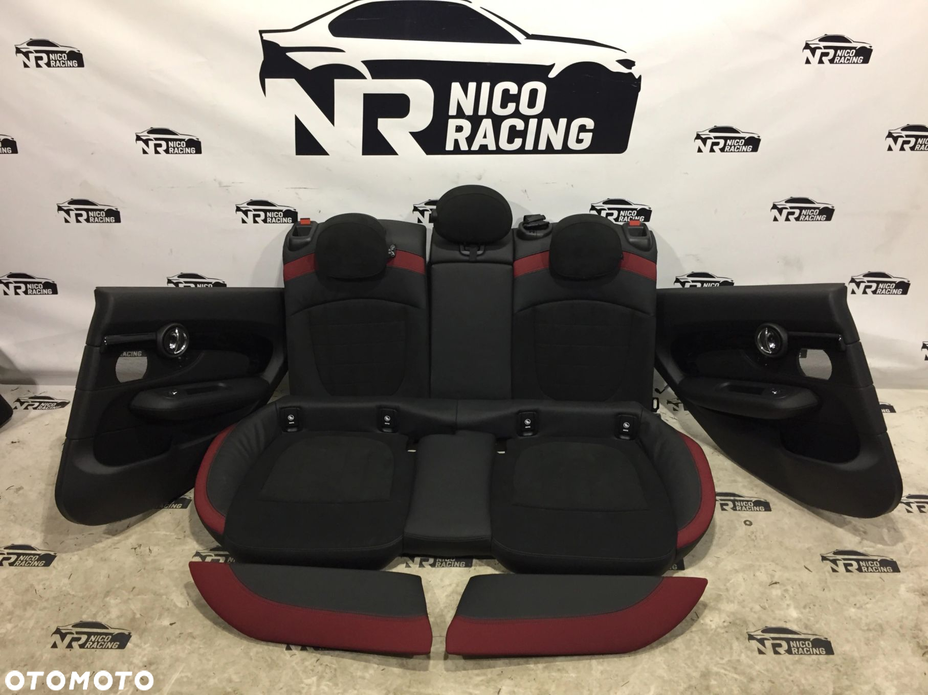 FOTELE SIEDZENIA MINI F54 JCW ALCANTARA GRZANE - 7
