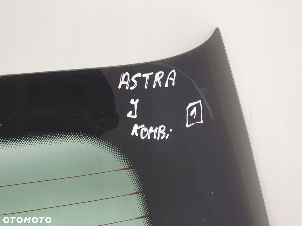 TYLNA SZYBA TYŁ KLAPY BAGAŻNIKA Opel Astra J IV Kombi 09-15 oryginał - 10