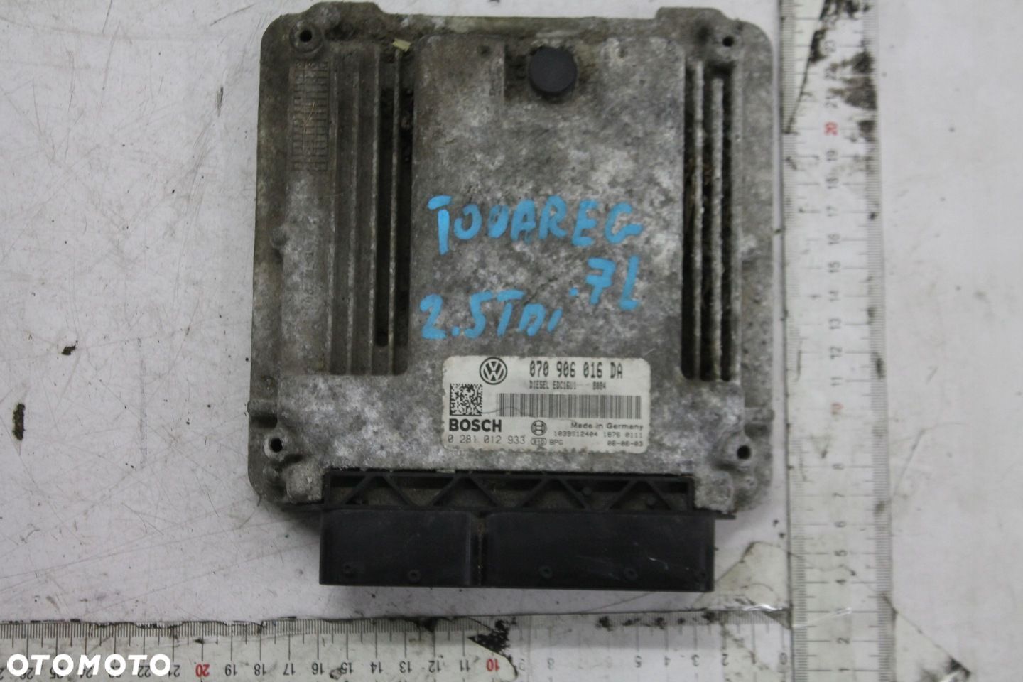 KOMPUTER SILNIKA 070906016DA VW TOUAREG 7L 2.5 TDI - 1