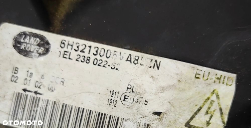 Oryginalne Kompletne Reflektory XENON Przód Przednie Prawy Lewy Range Land Rover Sport L320 - 9