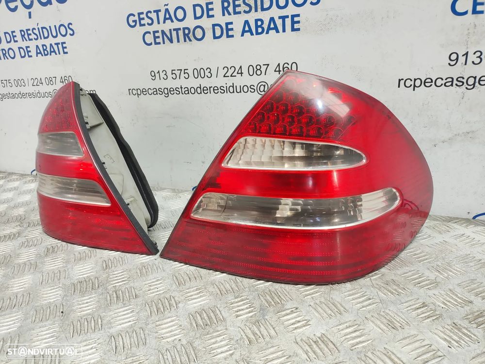Farolins traseiros trás direito esquerdo LED originais Mercedes Benz Classe E W211 Carro Avantgarde Pré Facelift de 2001 a 2006 - 3