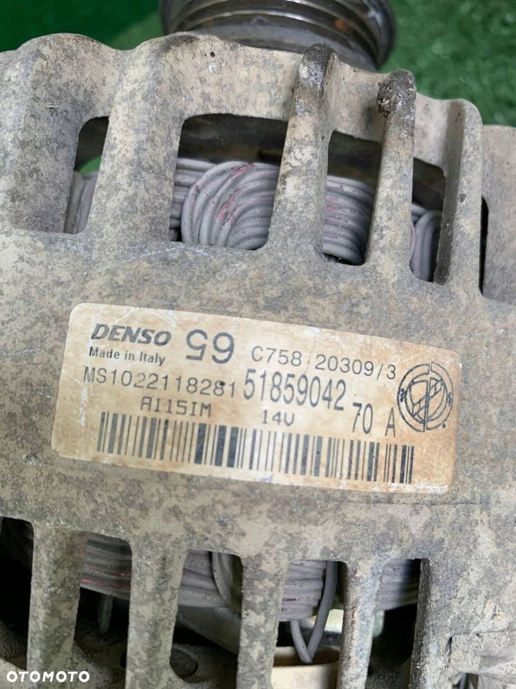 Alternator Grande Punto Doblo I Stilo Panda Punto II 500 Ford KA bez klimy - 5