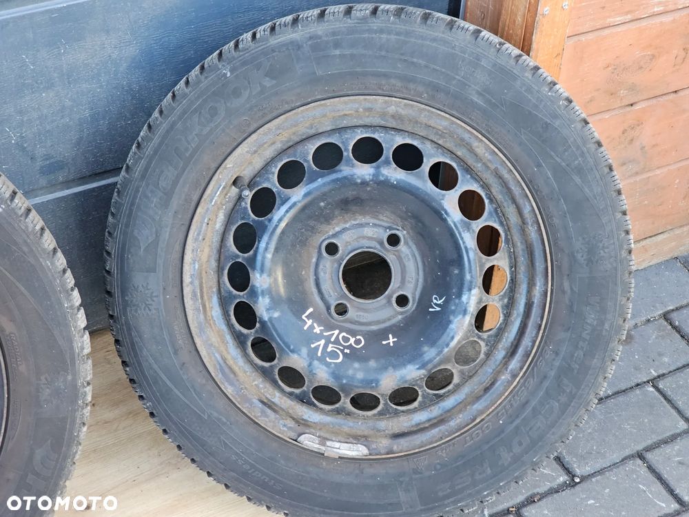 KOŁA FELGI STALOWE OPONY ZIMOWE MICHELIN 185/65 R15 5x110 ET39 OPEL ASTRA G H MERIVA A CORSA C D - 4