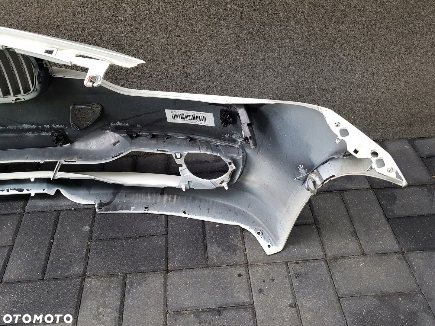 BMW 3 F30 F31 zderzak przód atrapa nerka 730834705 - 14