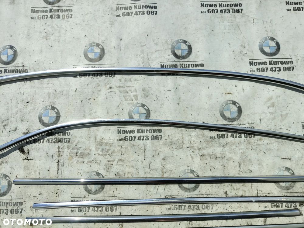 BMW E46 sedan listwy karoseryjne zgarniające chrom komplet - 8