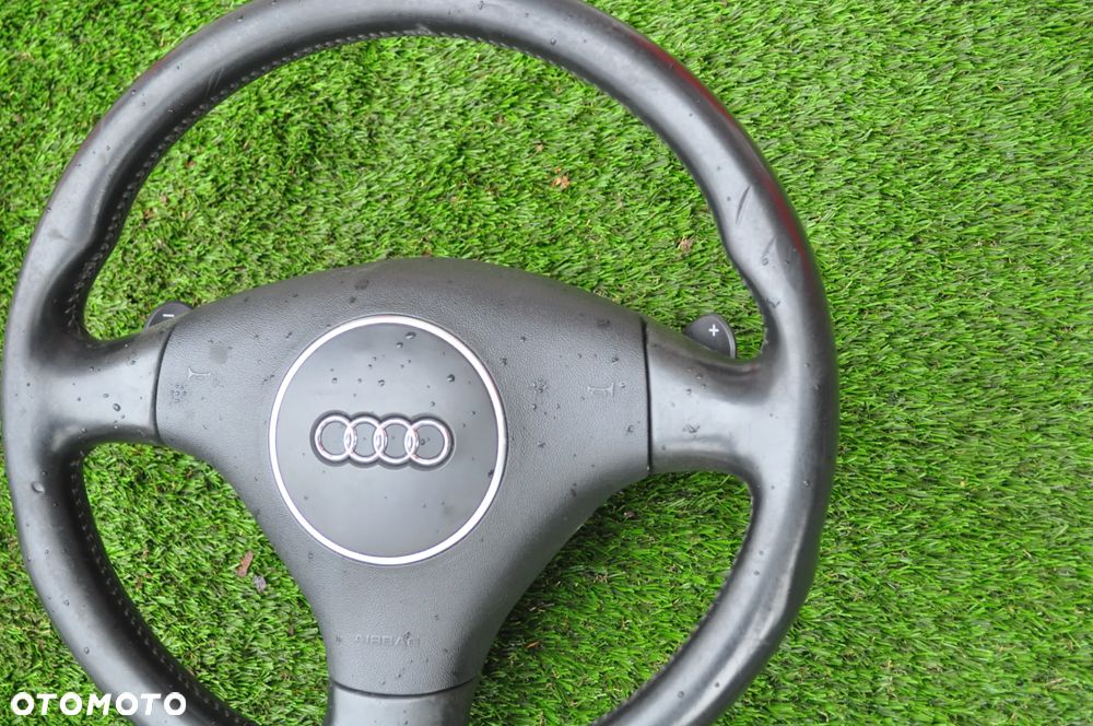 audi A3 8P kierownica skóra + łopatki WYSYŁKA - 4