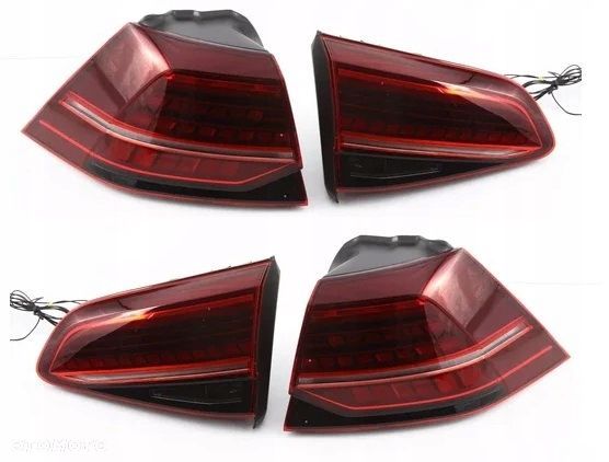 Lampy tyl ne kpl Full LED Diody Tuning Lift 7.5 Gti-look VW Golf VII 7 5g - 1