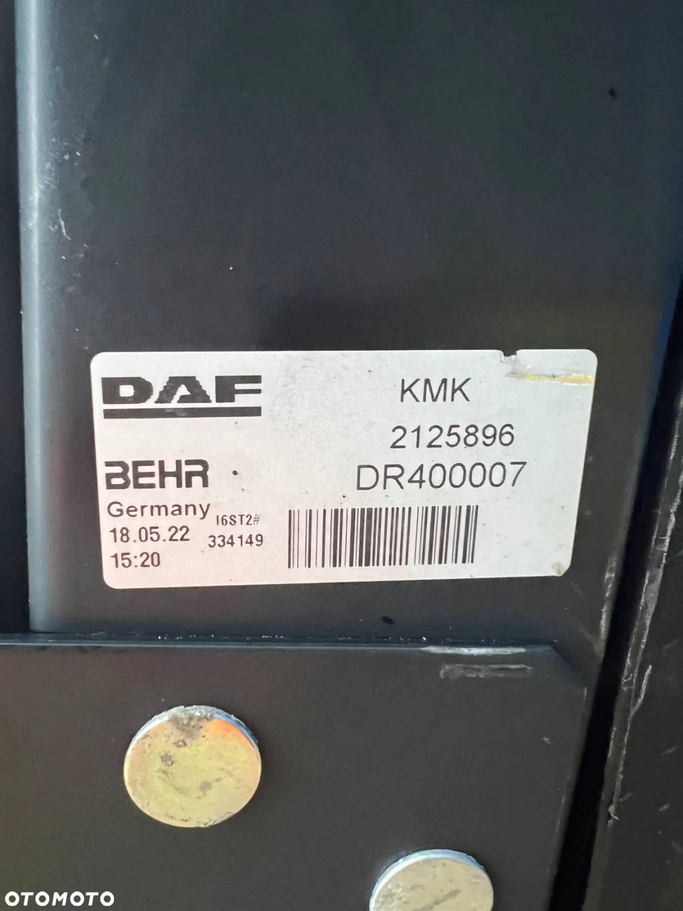 Komplet Chłodnic DAF XF 106 FL 480 2125896 2204691 - 4