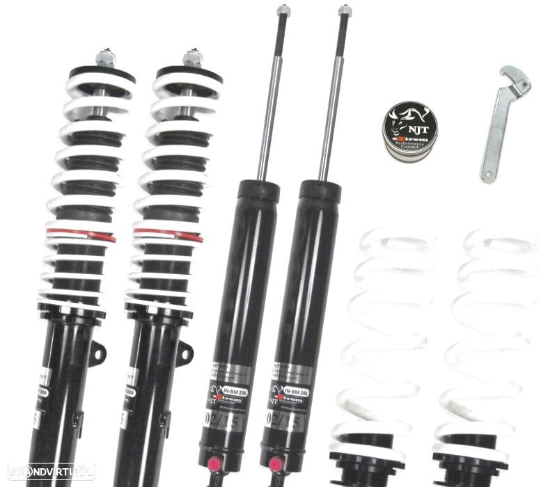 KIT SUSPENSÃO REGULÁVEL NJT EXTREM BMW E90 E91 05-12 - 1