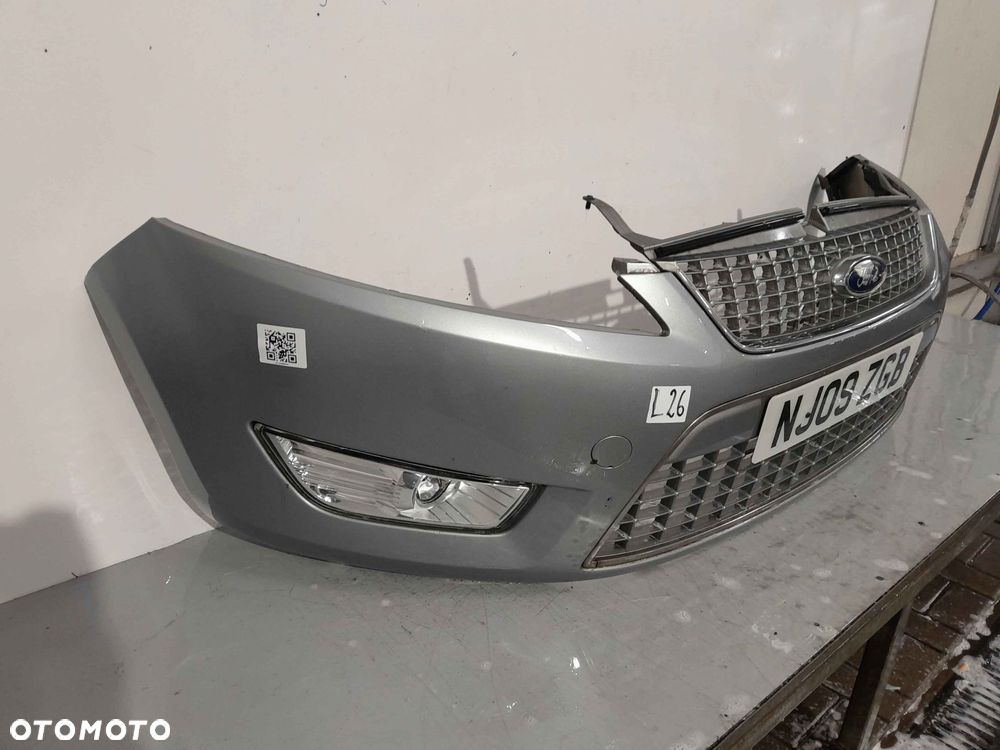 } ZDERZAK PRZÓD PRZEDNI FORD MONDEO MK4 IV 4 86 SZARY HALOGENY - 4