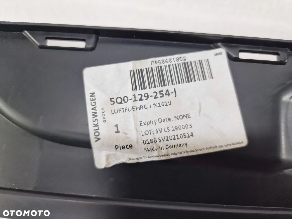 VW ARTEON LIFT / GOLF VIII 8 / PASSAT B8 LIFT 19- KIEROWNICA POWIETRZA , NR 5Q0129254H / 5Q0129254J , NR AUKCJI KP166 - 5