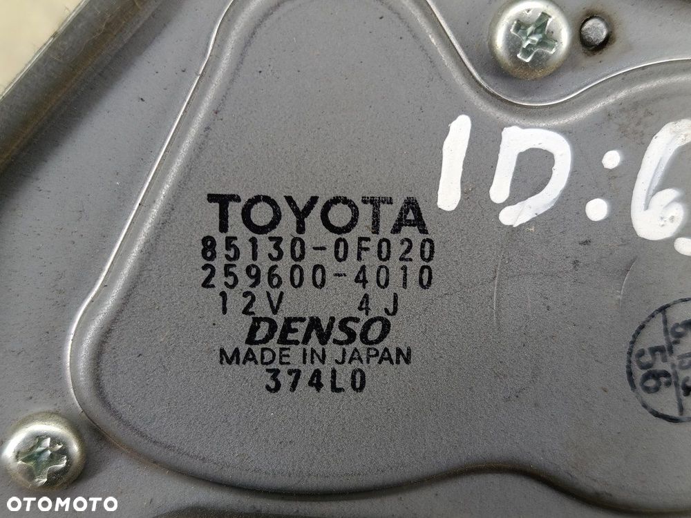 SILNICZEK WYCIERACZKI TYŁ TOYOTA COROLLA VERSO II 85130-0F020 259600-4010 - 1