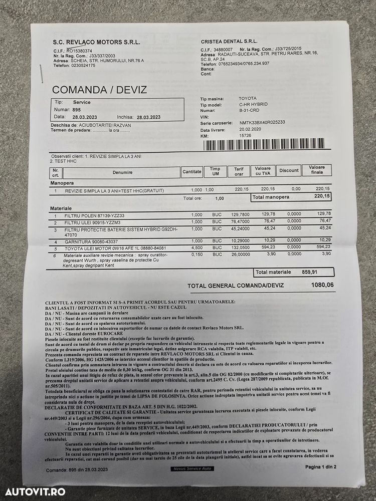 Toyota C-HR 1.8 HSD 122 CP 4x2 CVT C-enter - 17