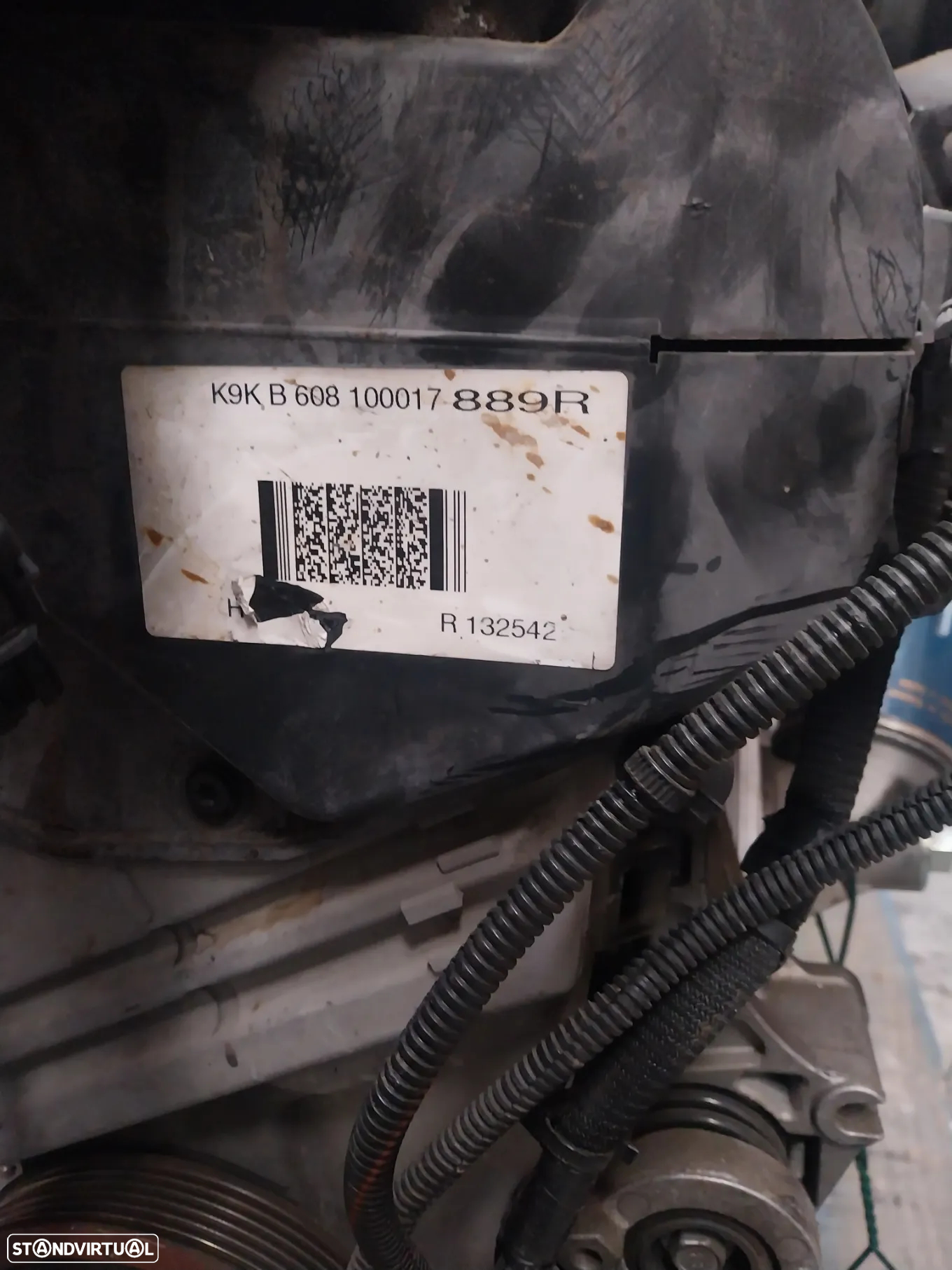 Motor Renault kangoo 1.5 dci Ref: K9K 608 - 2