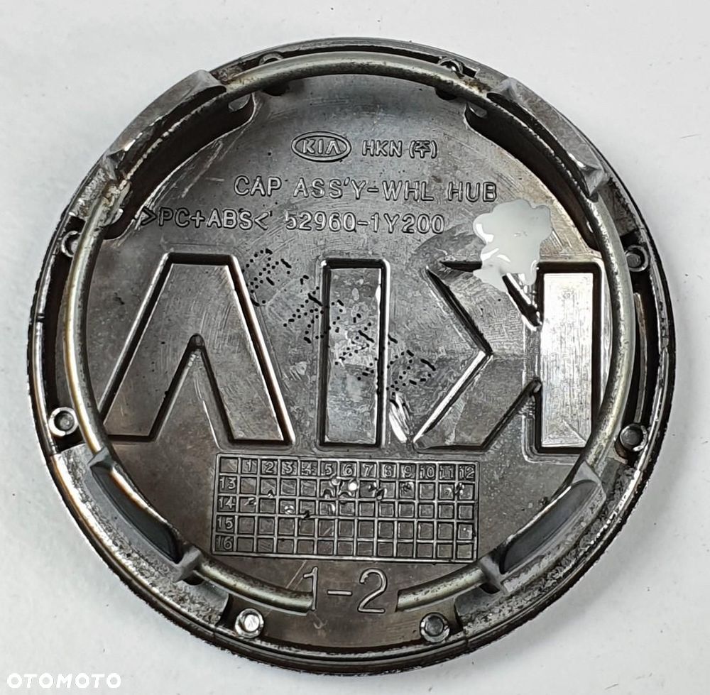 DEKIEL DEKIELEK KOŁPACZEK FELGI 59MM KIA RIO III 52960-1Y200 - 4