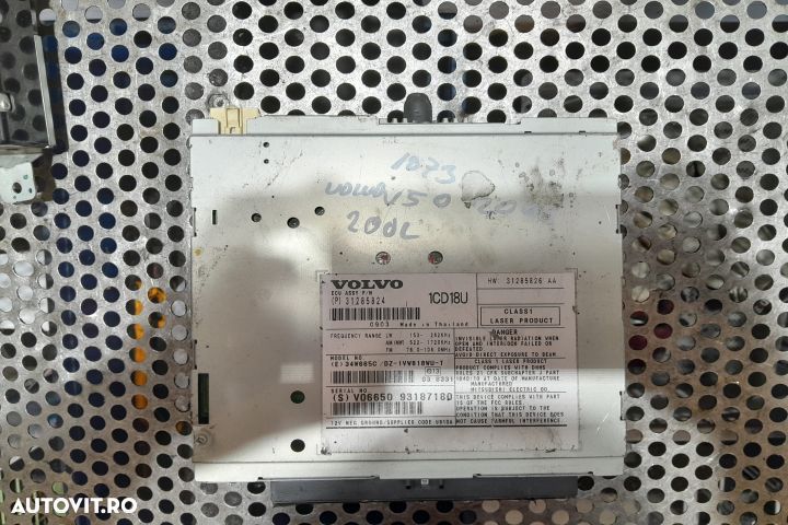 Radio cd 31285824 31285824 Volvo V50 1 [2003 - 2011] wagon 2.0 D MT ( - 2