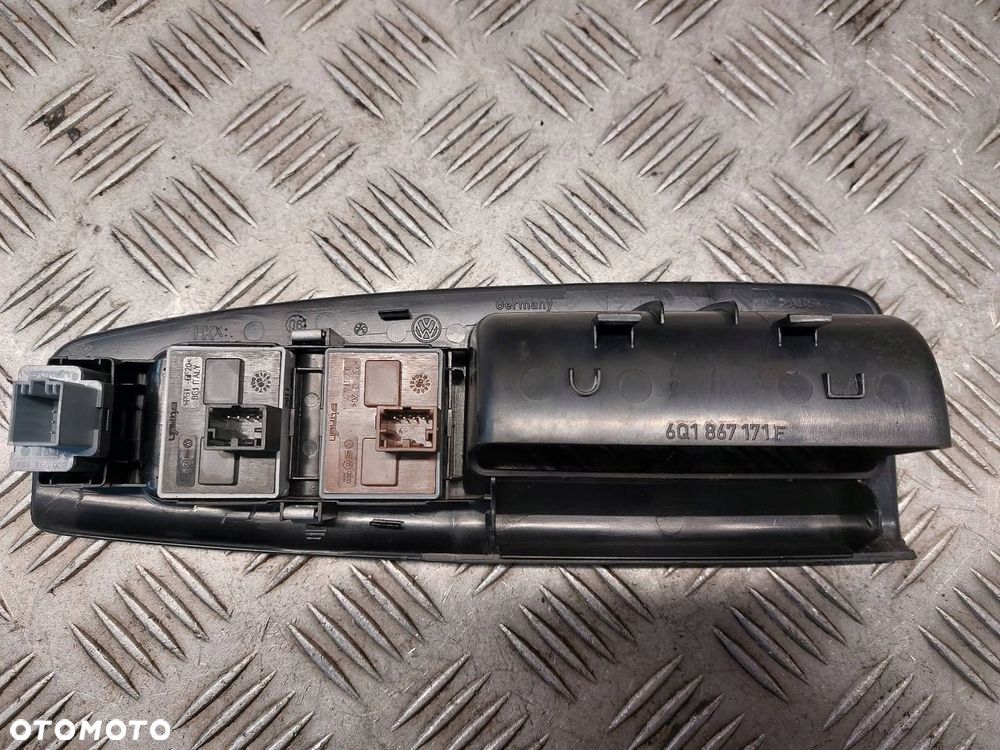 PRZEŁĄCZNIK SZYB LEWY PRZÓD VOLKSWAGEN POLO IV LIFT 6Q1867171F - 2