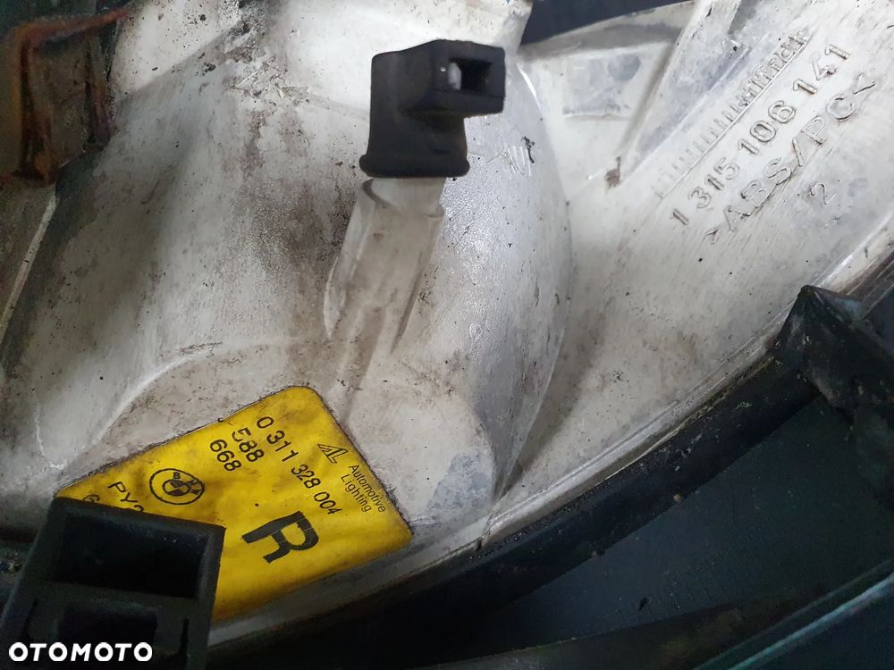 BMW E46 PRZEDLIFT REFLEKTORY LAMPY LEWA PRAWA KOMPLET EUROPA RINGI LED XENON ORYGINAŁ KOMPLETNE PRZETWORNICE KIERUNKOWSKAZY POMPKI SPRYSKIWACZY - 7