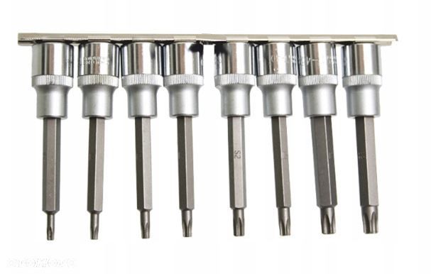 ZESTAW KLUCZY NASADOWYCH TORX KLUCZE T20-50 8 szt - 2
