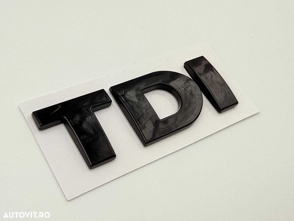 Set Embleme VW TOUAREG V6 TDI negru - 6