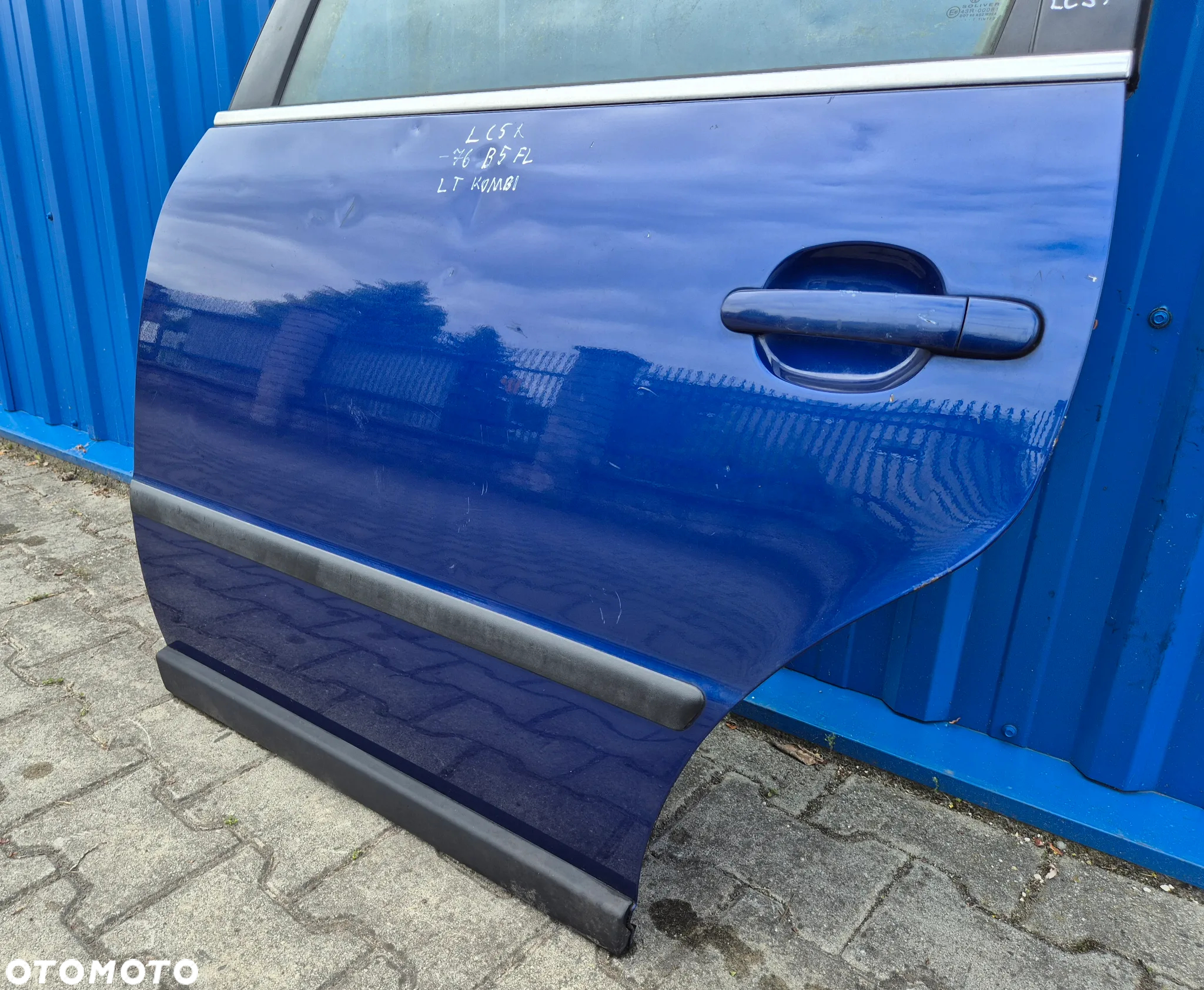 DRZWI TYŁ LEWY LEWE VW PASSAT B5 FL KOMBI LC5X - 6