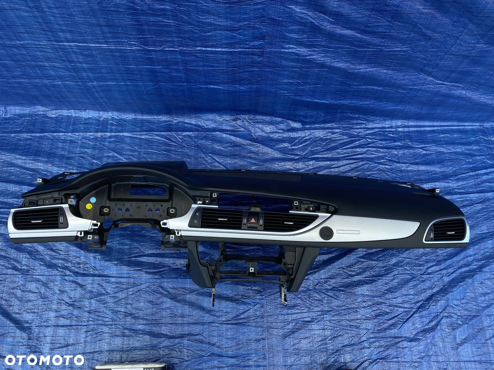 AUDI A6C7 4G LIFT DESKA ROZDZIELCZA KONSOLA HEAD UP KOKPIT PODUSZKI AIRBAG PASY 11-18 ORYGINAŁ KOMPLET - 7