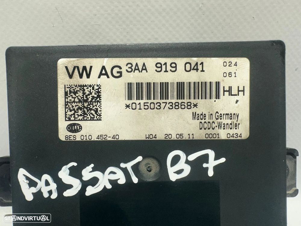.Centralina Hella Sensor Estabilizador Voltagem DCDC Original VW Volkswagen Seat Audi Skoda 3AA919041 2008 - 2019 - 8