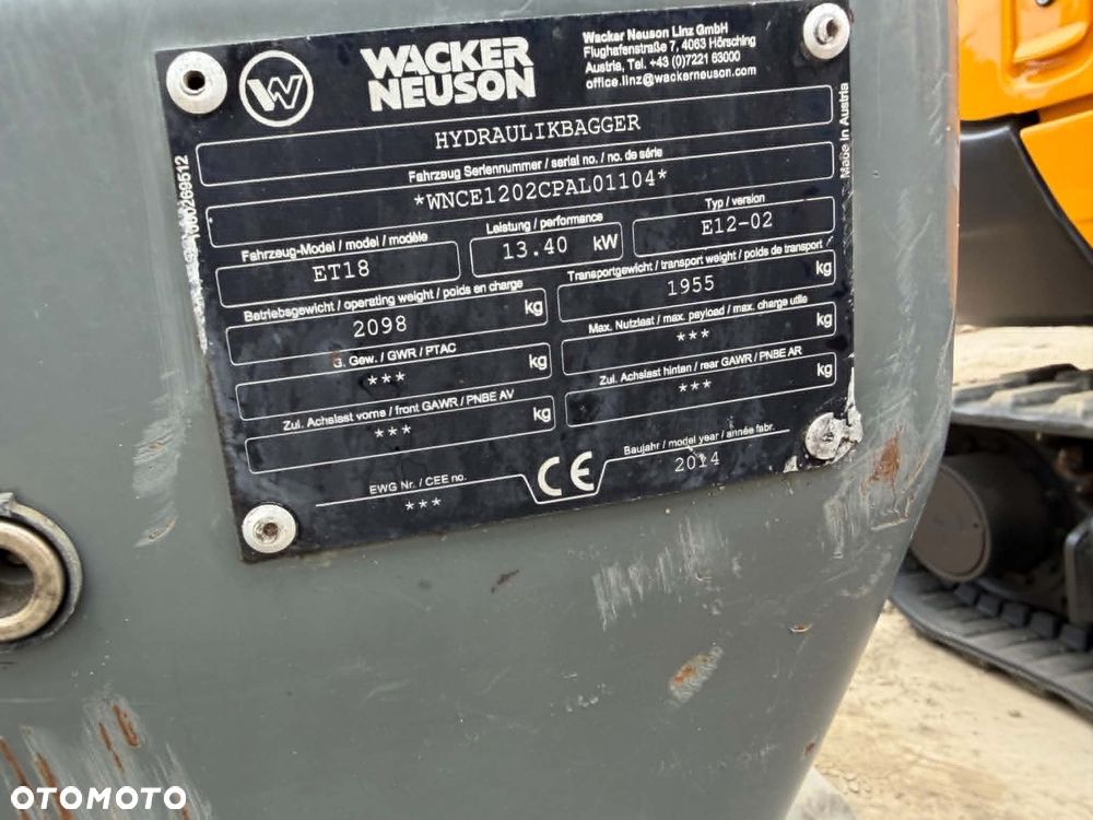 Wacker Neuson ET 18 - 8