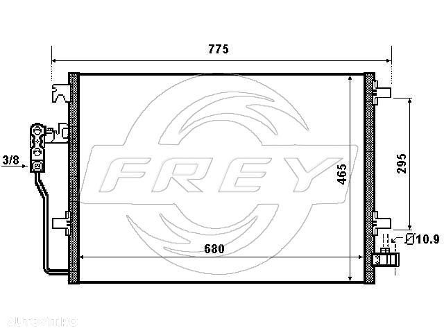 Radiator ac sprinter nou - 1