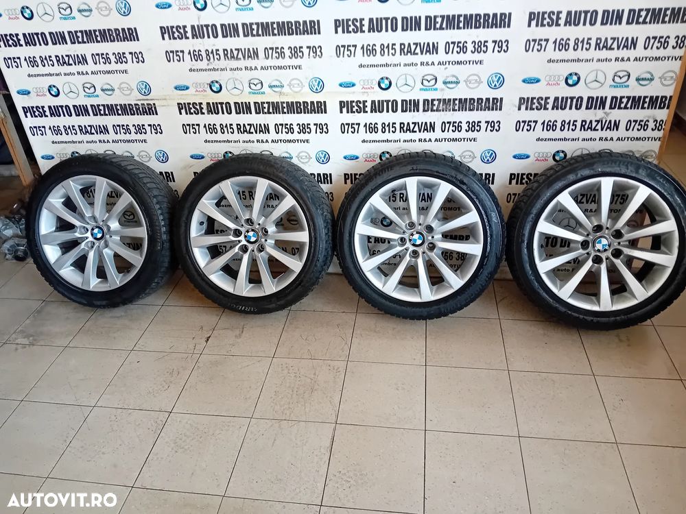 Jante Aliaj Bmw X3 F25 X4 F26 R18 245/45R18 Originale 5x120 Anvelope Bridgestone M+S 8Jx18EH2 - IS30 - 2