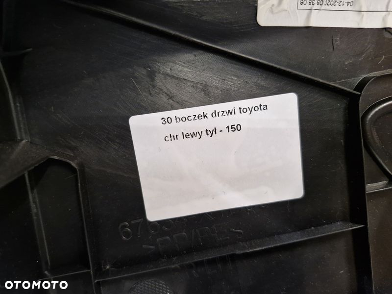 TOYOTA C-HR CHR 1 I BOCZEK DRZWI LEWY TYŁ TYLNY TAPICERKA - 8