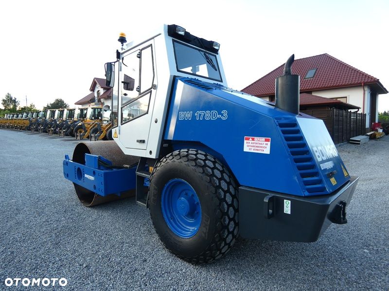 Bomag BW178D-3 / Guma - Stal / Walec Drogowy / Super Stan / 2600mtg / - 2