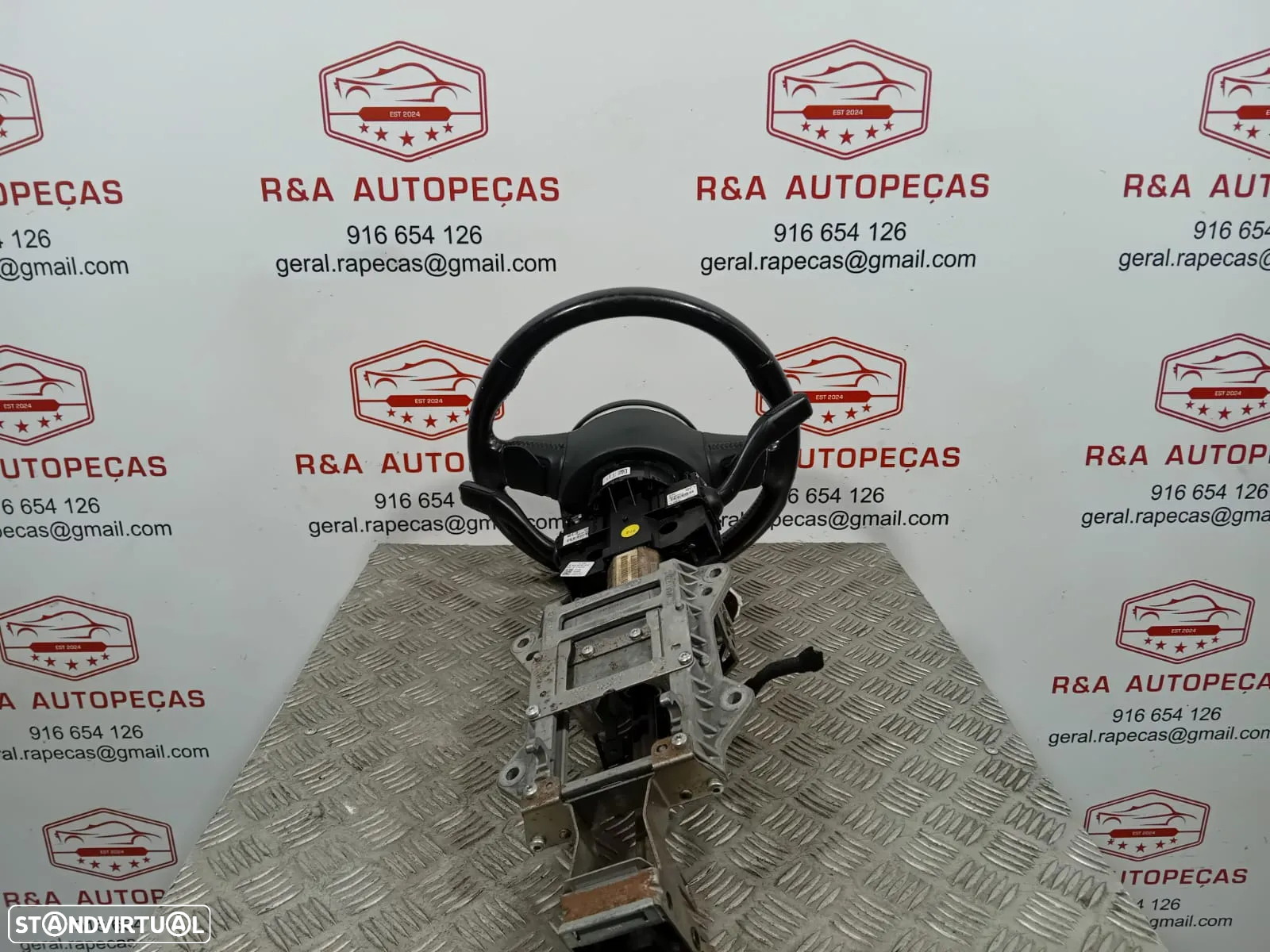 Volante pele Audi TT 8J 8J3 Flat Bottom - 7