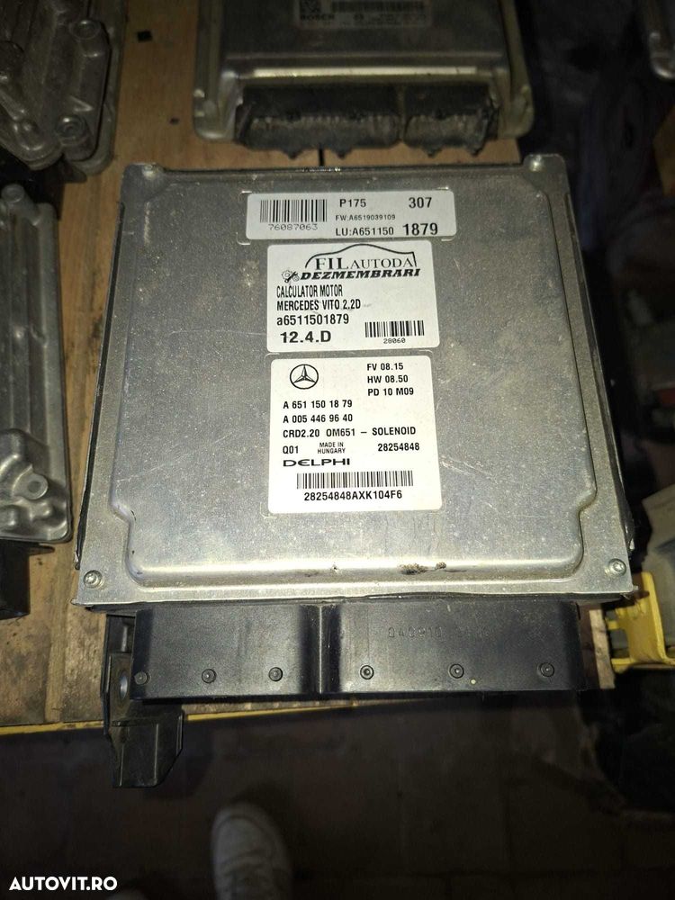 Calculator motor Mercedes Vito 2.2 Diesel Euro 5 A6511501879 - 1