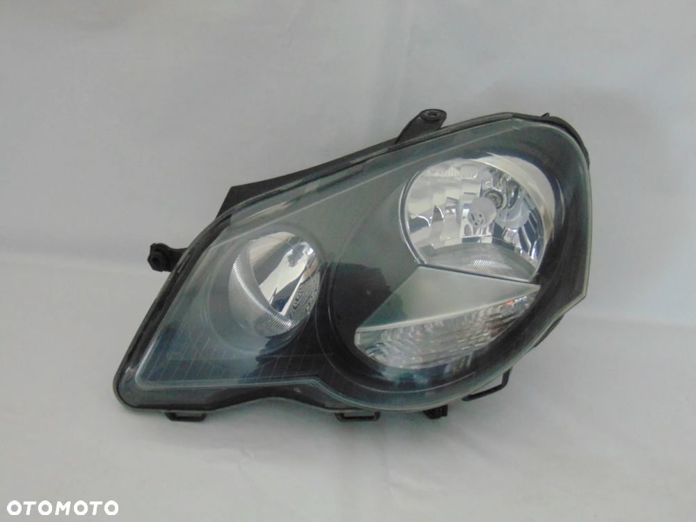 ORYGINAŁ lampa przednia przód lewa prawa czarna VW Volkswagen Polo 4 IV 9N FL lift 05-09r - 14