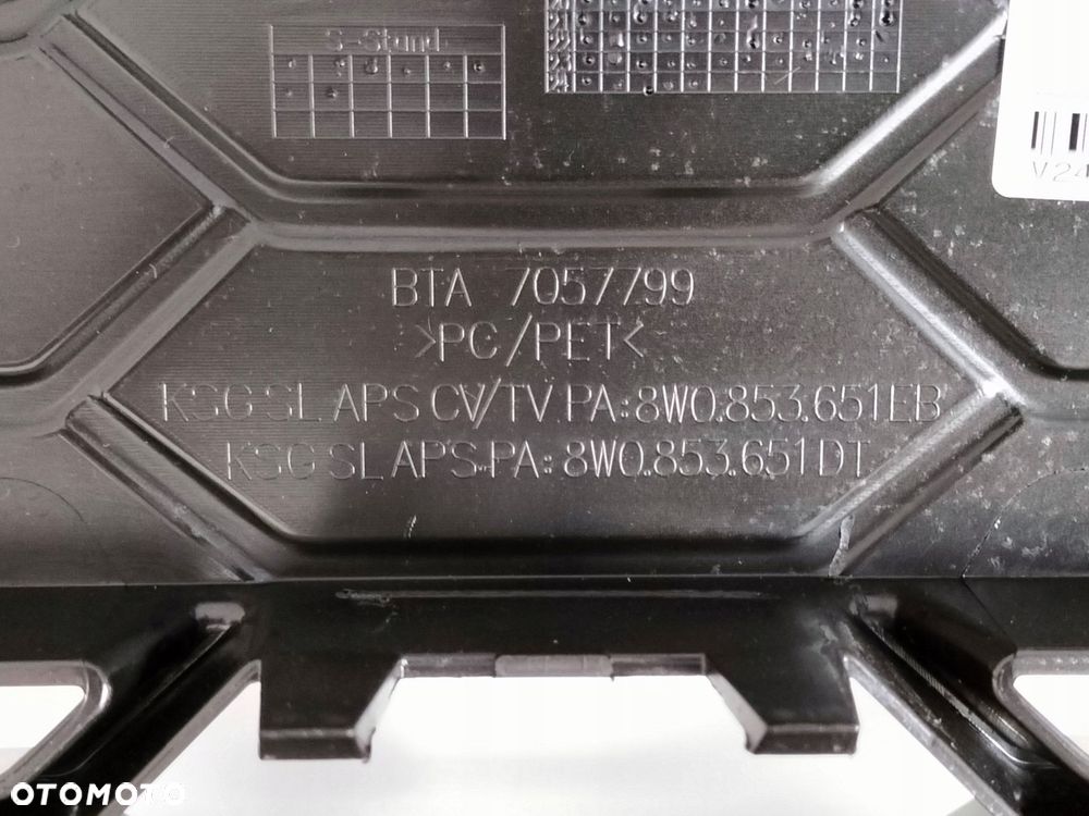 atrapa kratka grill audi a4 b9 8w0 lift 19- s-line black - 8