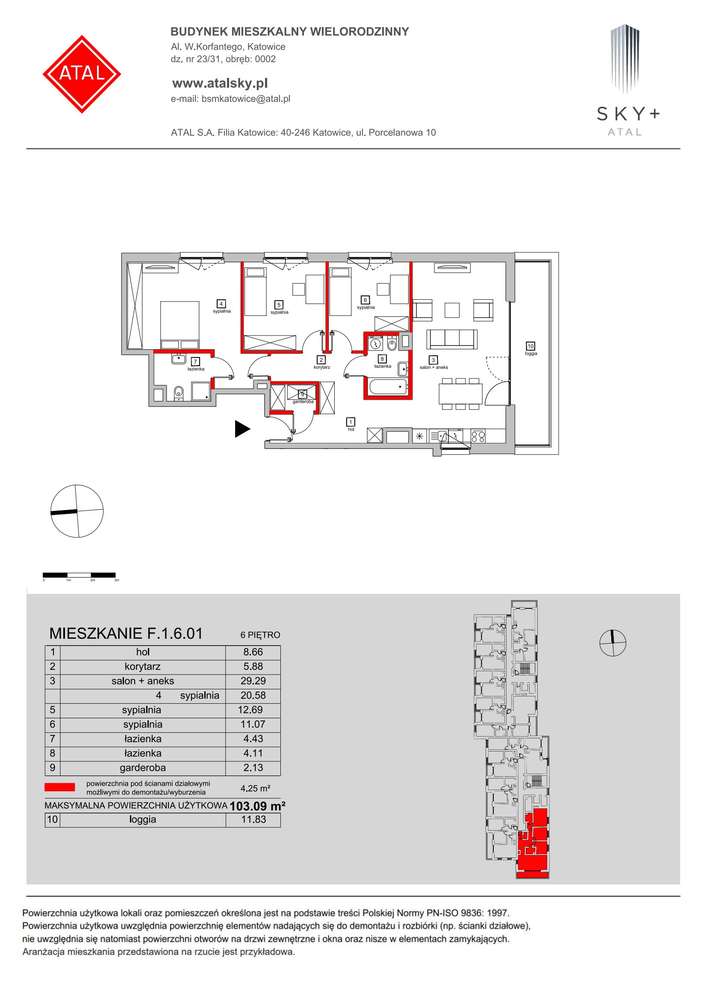 4-pokojowe mieszkanie 103m2 + loggia - Pełny obrazek: 2/24