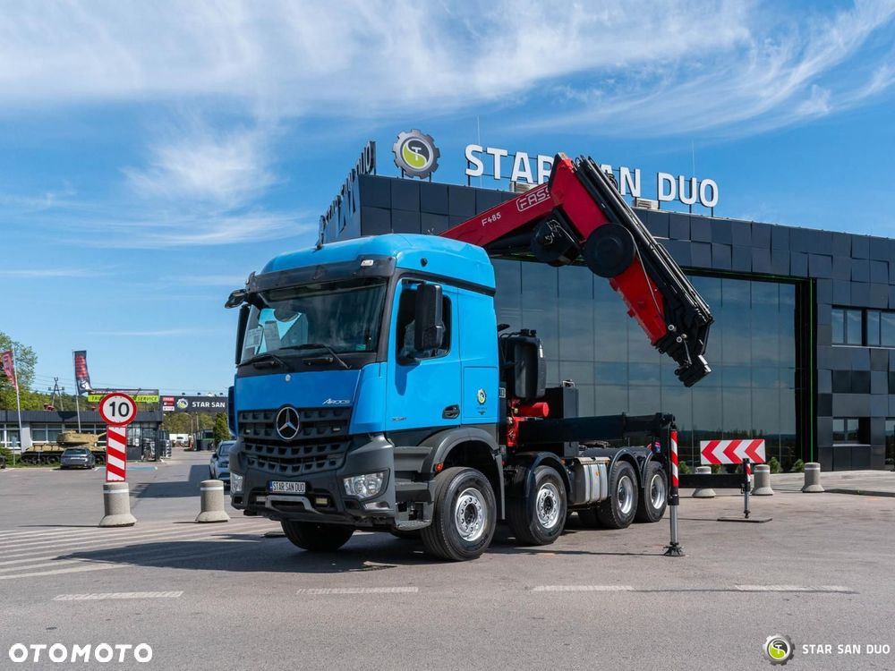 Mercedes-Benz AROCS 3251 8x4 FASSI F 485A.2.26 HDS Żuraw Wciągarka - 6
