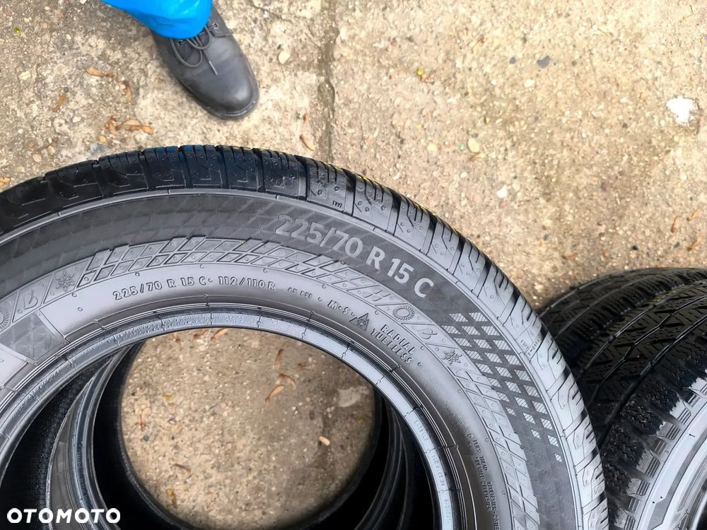 225/70R15C 15 C 112/110R Opony Całoroczne Wielosezonowe CONTINENTAL VanContact 4SEASON 23r. 225/70 ALU-RAD Legnica 6,5mm 4mm - 7