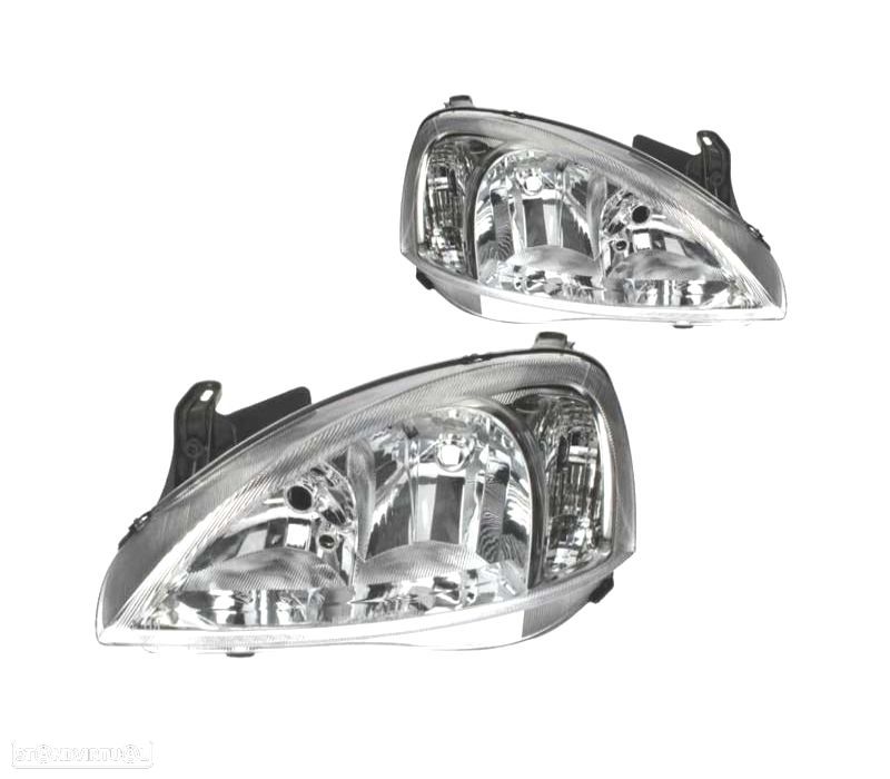 FARÓIS OPTICAS PARA OPEL CORSA C 03-06 VAL. - 1