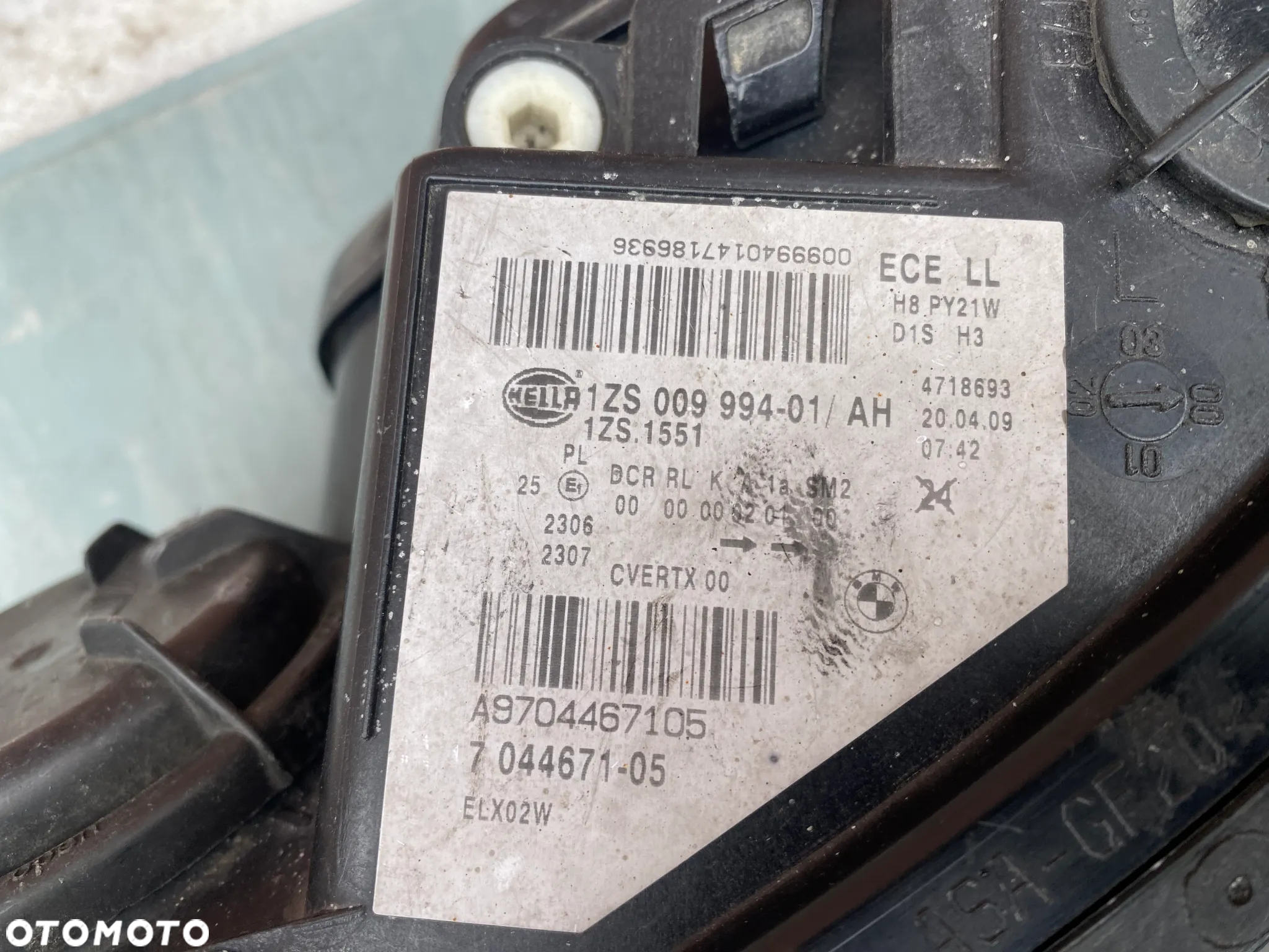 lampa bmw 5 e60 lift bi xenon dynamic skrętny lewa eu cała - 4