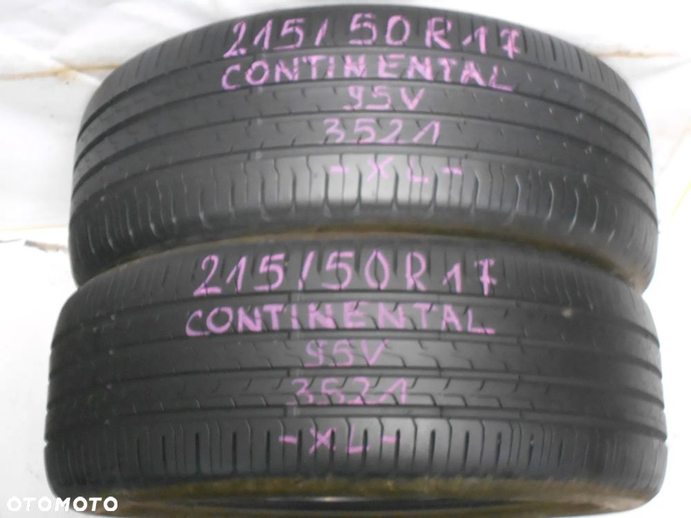 OPONY 215/50R17 CONTINENTAL ECO CONTACT 6XL DOT 3521 6.2MM - 1