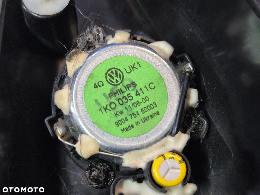 VW GOLF 5 PLUS GŁOŚNIK PRZEDNI GŁOSNIKI PRZÓD WYSOKOTONOWY 1K0035411C WYSYŁKA !!!! - 5