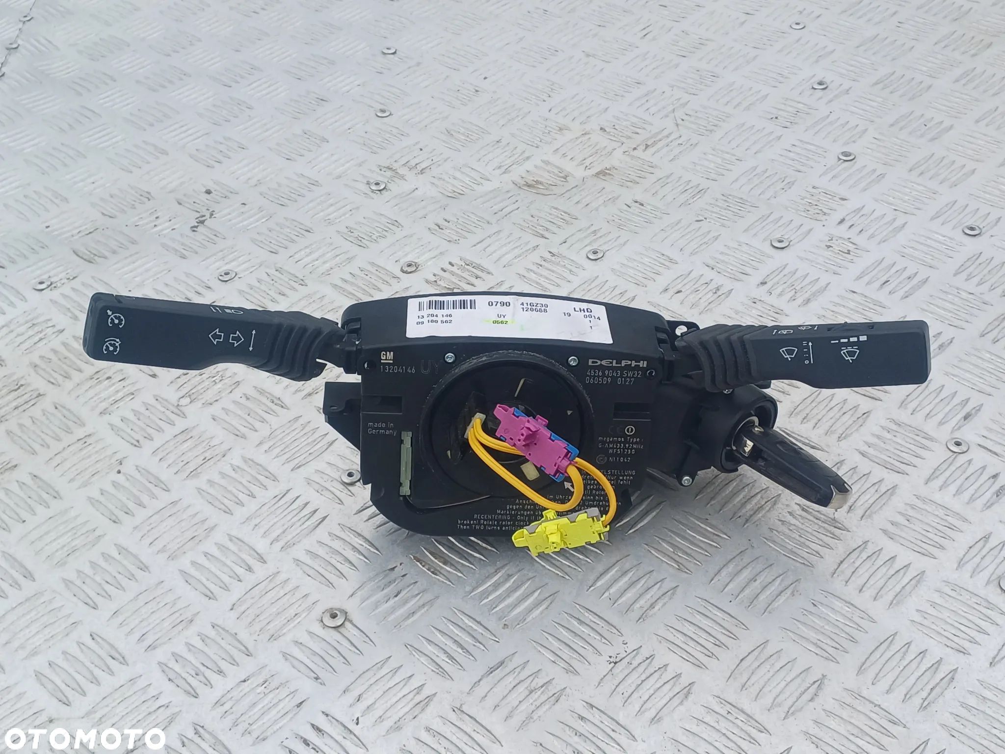 MODUŁ CIM PRZELĄCZNIK 13204146 OPEL VECTRA C ZAFIRA KLUCZYK GWARANCJA - 1