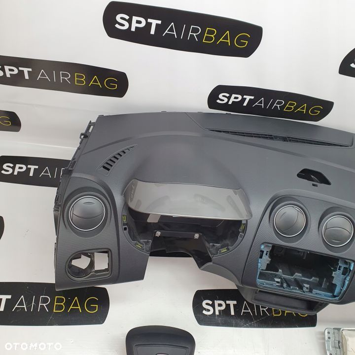 SEAT IBIZA 4 BGX DESKA ROZDZIELCZA KONSOLA KOKPIT PULPIT PODUSZKI AIRBAG AIR BAG PASY KIT SET - 2