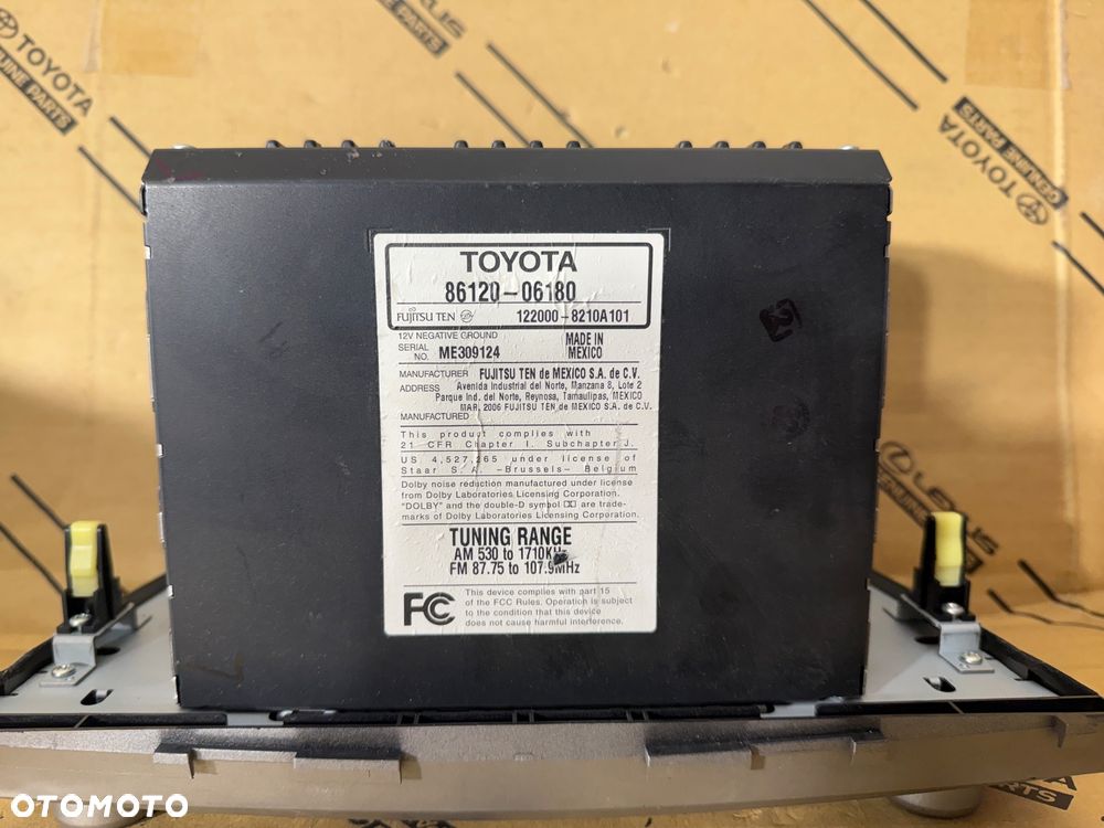 Radio Toyota Camry 06-11r. Nr. 86120-06180. - 2