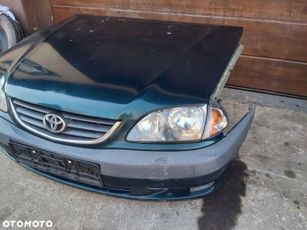 Toyota Avensis T22 LIFT zderzak maska przód lampa lewa prawa pas przedni - 3