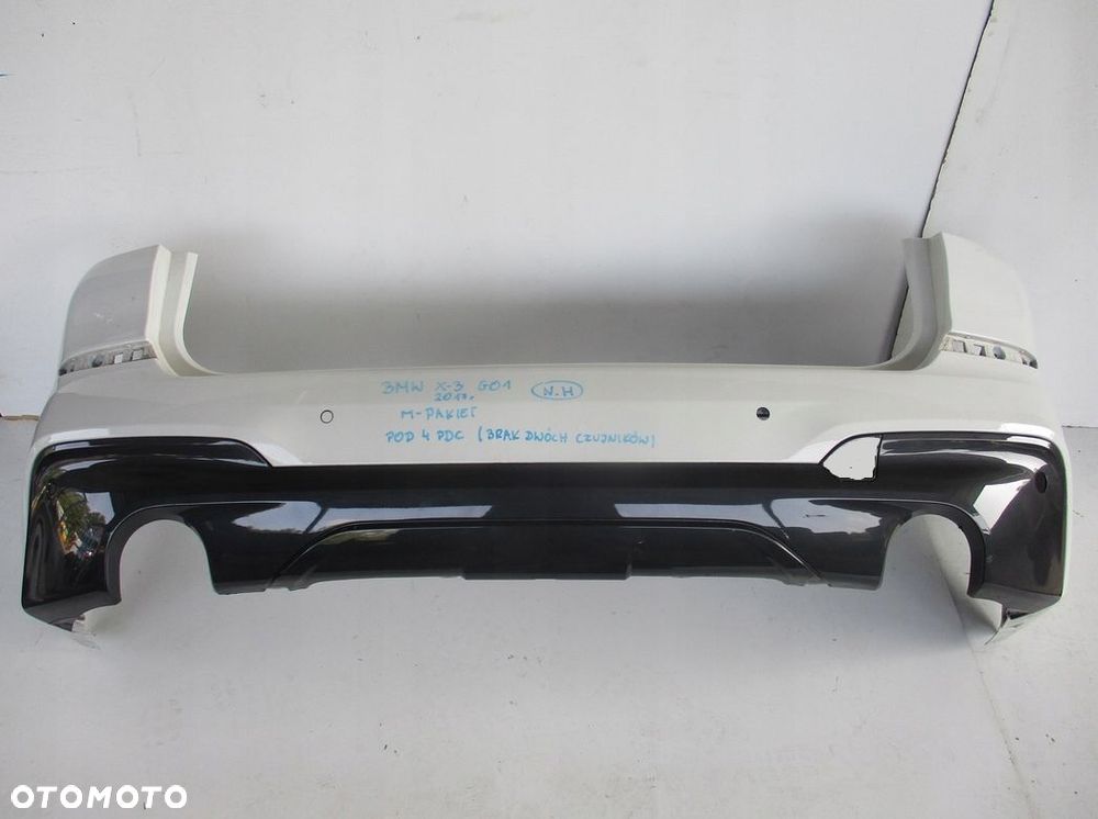 Zderzak BMW X3 G01 17R M-PAKIET POD 4 PDC TYLNY - 1