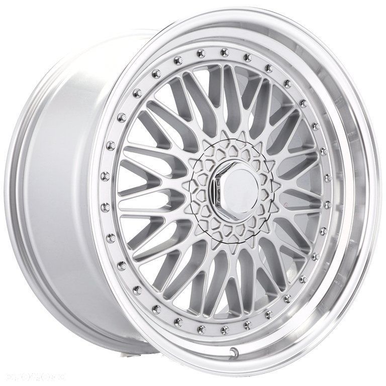 4x Felgi 17 5x112 m.in. do AUDI A4 A6 MERCEDES 190 W201 C W202 E W124 Styl BBS RS - BY479 (XF135) - 9