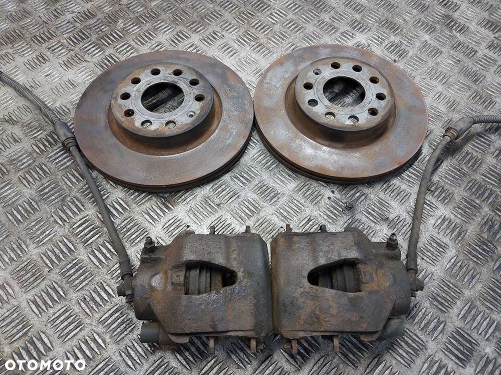 TARCZE HAMULCOWE PRZÓD + KLOCKI + ZACISKI SEAT LEON II 1.9 TDI - 1
